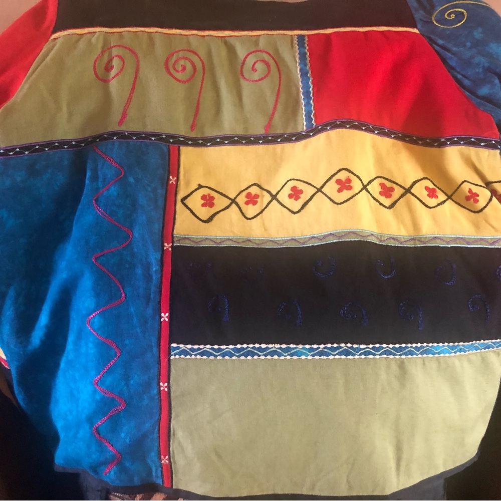 Drapers & Damon’s Ladies Patchwork Coat/Jacket. Fully Lined with shoulder pads - Picture 4 of 5